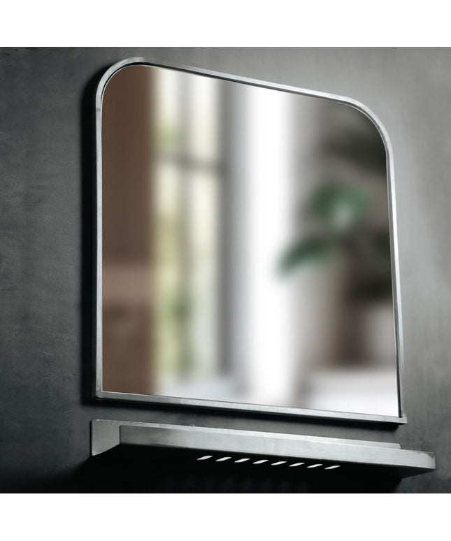 DOVVO مرايه سيلفر مط بالرف ٦٠*٦٠ سم من دوفو