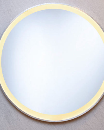 DOVVO مراية مدوره ٦٠ سم سيلفر ليد تاتش من