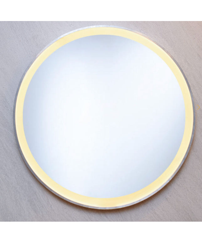 DOVVO مراية مدوره ٦٠ سم سيلفر ليد تاتش من