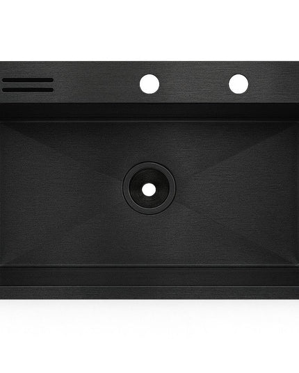 حوض هاند ميد ستانلس اسود ( رمادي غامق ) ٧٠ سم مستورد