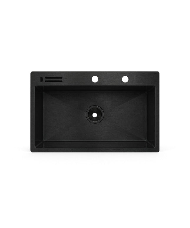 حوض هاند ميد ستانلس اسود ( رمادي غامق ) ٧٠ سم مستورد