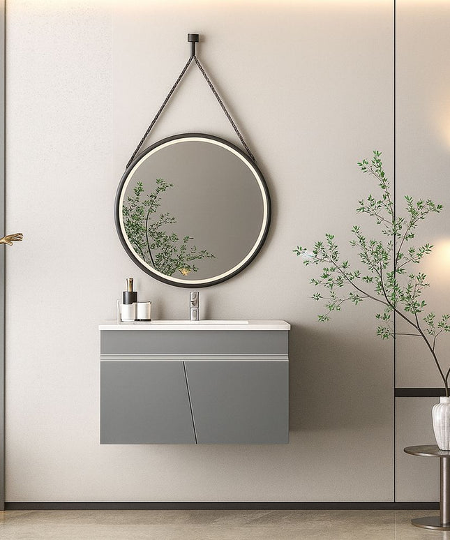 DOVVO وحدة بورديوم بضلفتين 502 بترولي ٦٠*٥٠ سم بالحوض الابيض من